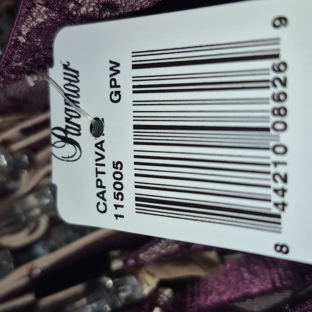 32G Paramour Captivate Unpadded 3 Part Cup UW Bra Grape Wine NWT - Picture 16 of 16